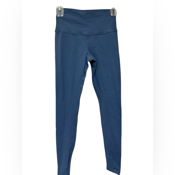 Alo High Waist Airbrush Light Blue Leggings - Picture 1 of 4